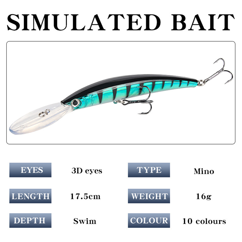 Przynęta wędkarska z długim ję – Fishing Lure Jerkbait recenzja i cena